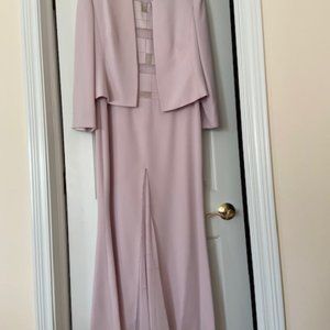 Daymour Couture Daymour Couture 2 pcs dress & blazer sz 12 Lavender Long sleeves